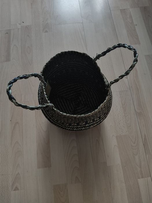 Kosz osłonka z trawy morskiej wysokość 28 cm Saska Garden