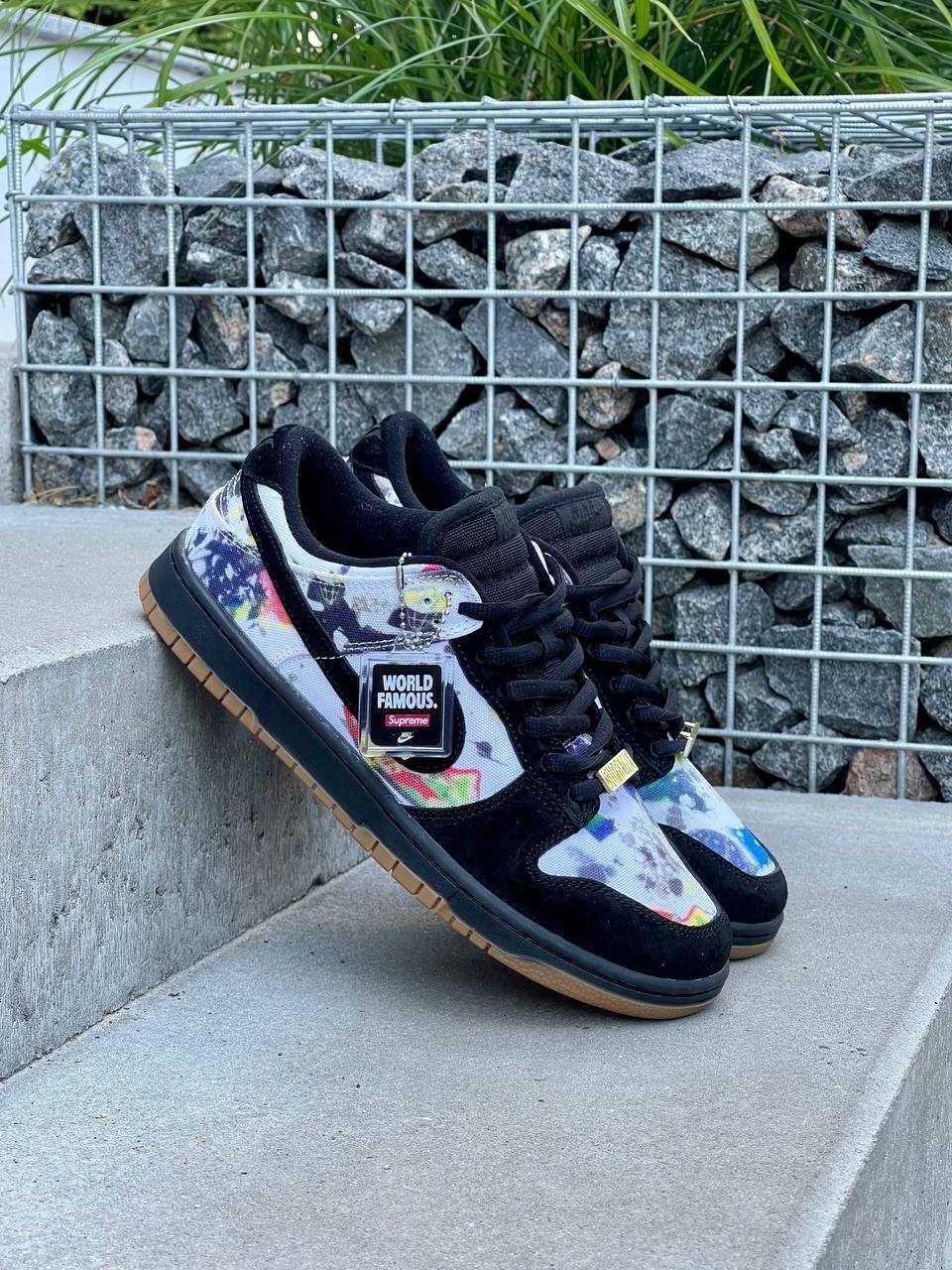 Чоловічі кросівки Supreme x Nike SB Dunk Low Rammellzee (40-45 р.)