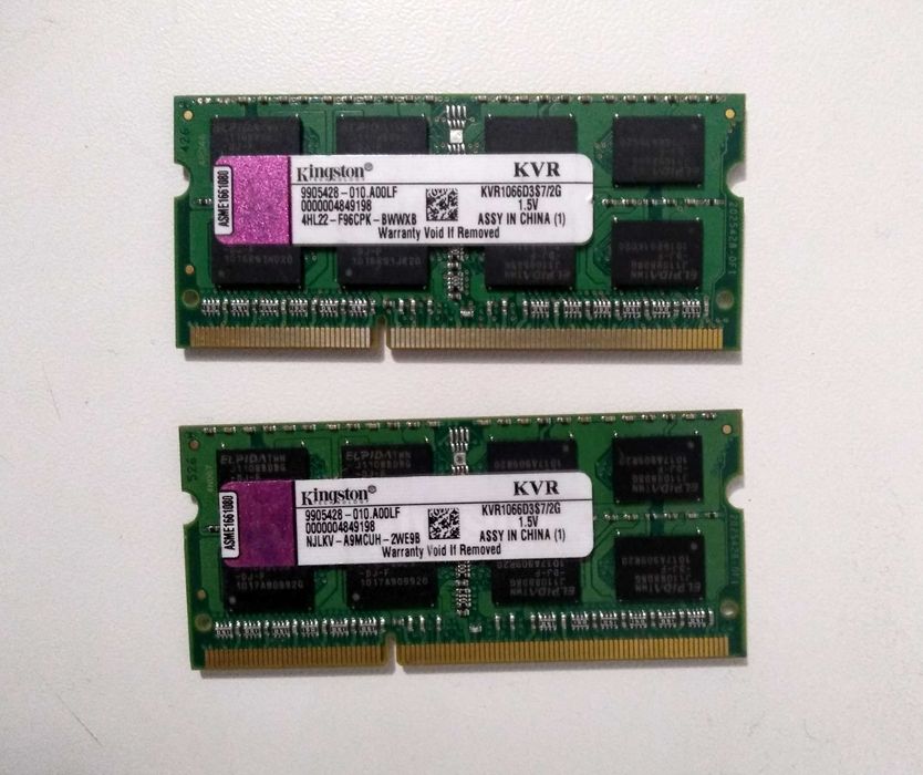 DDR3 4Гб Kingston оперативна память до ноутбуку