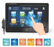 Encosto de cabeca multimédia LED - ecrã 10.1" - Touch Scream - USB