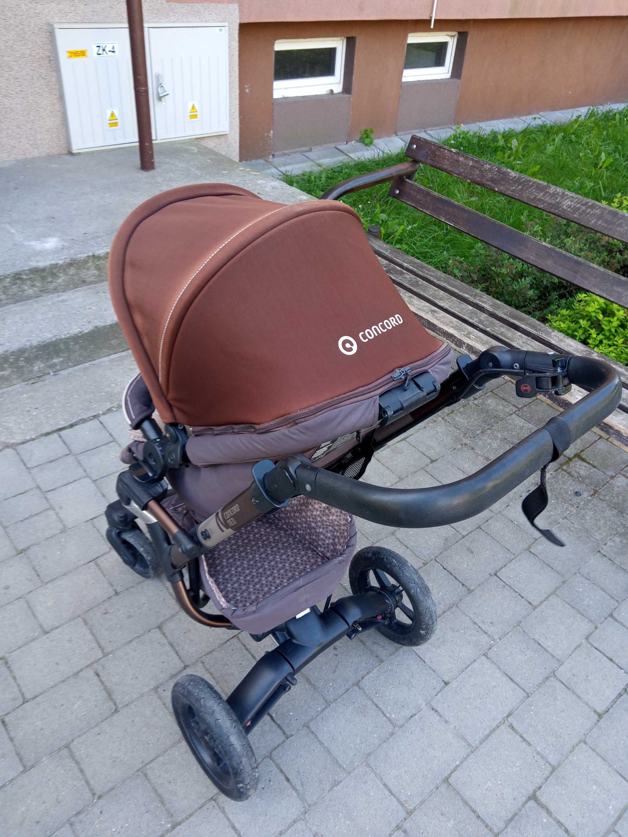 Wózek spacerówka Concord Neo - cały zestaw 3 w 1