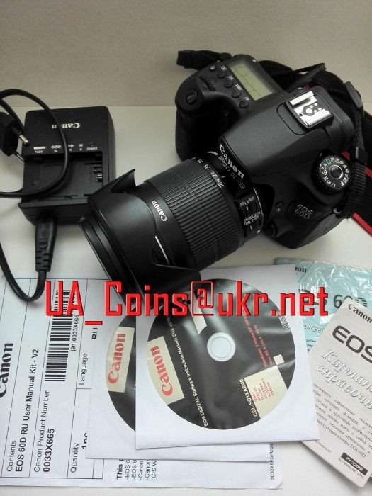 Фотоапарат CANON EOS 60D + Canon EF-S 18-135mm f/3.5-5.6 IS