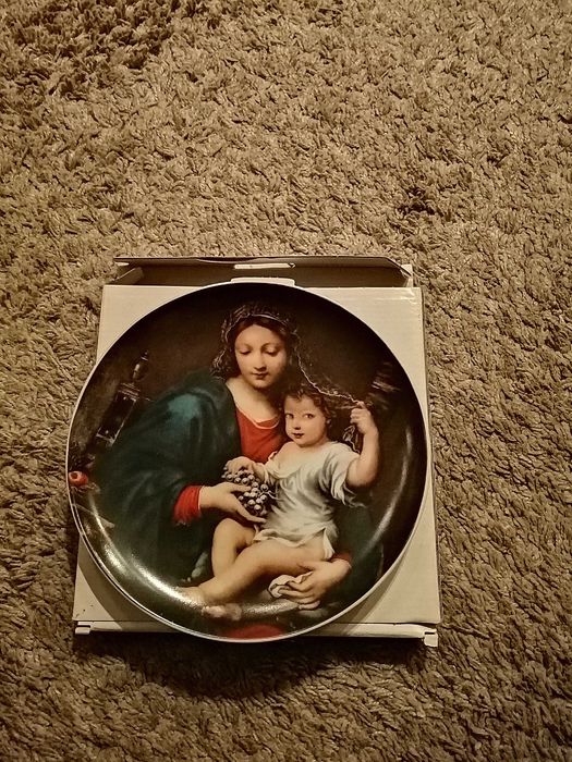 Prato de Natal Vista Alegre colecção, ano de 1982,