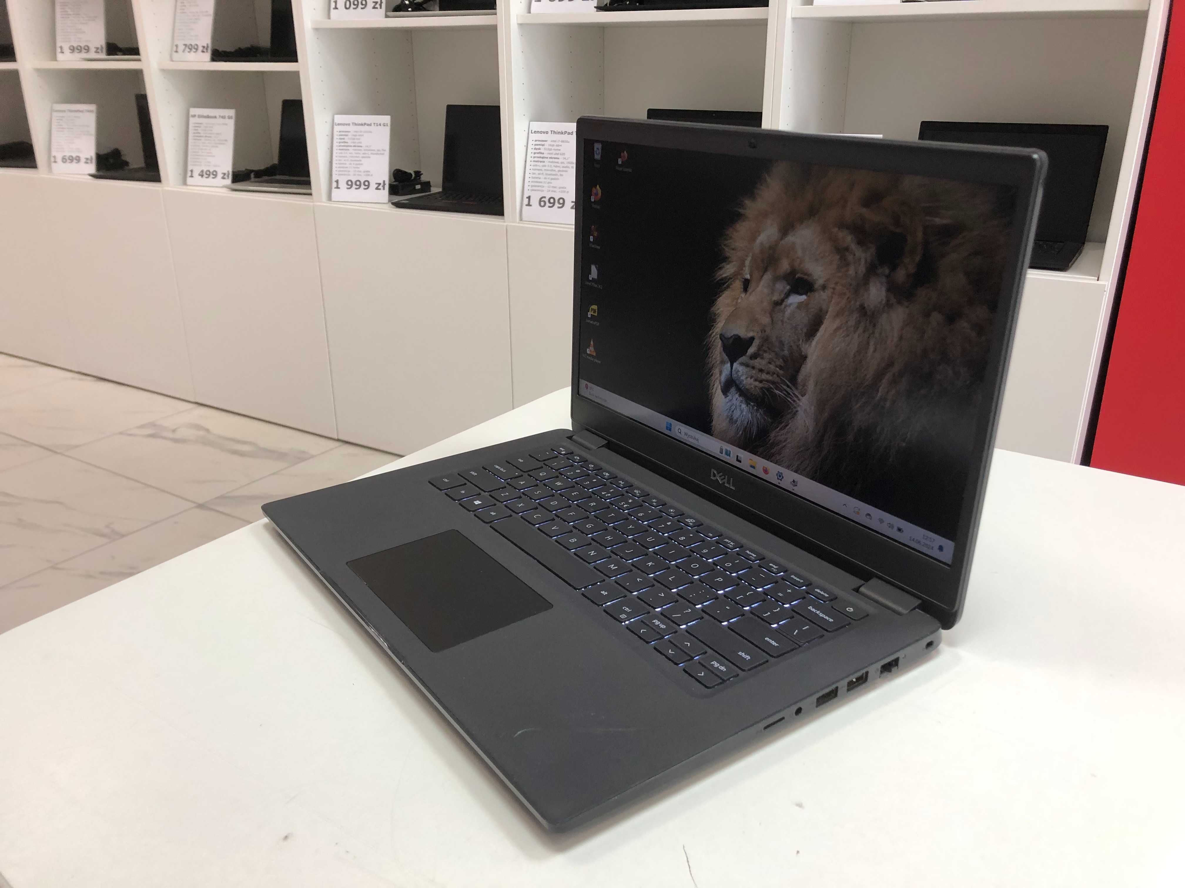 Wydajny Dell Latitude 3410 i7-10gen 16GB 256SSD IPS FHD Kamera Klasa A