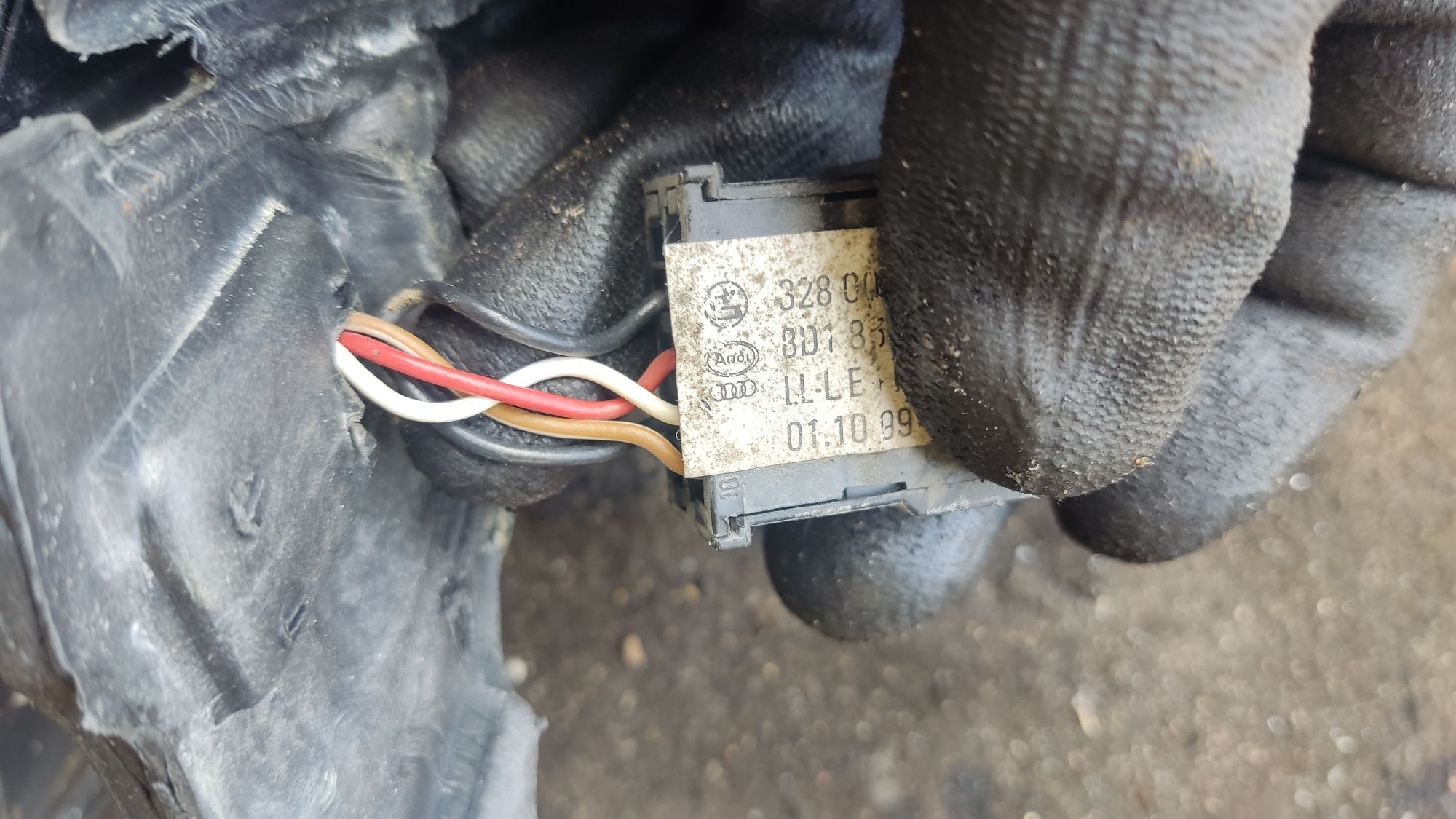 Lusterko lewe drzwi kierowcy Audi a4 b5 lift 5 pin