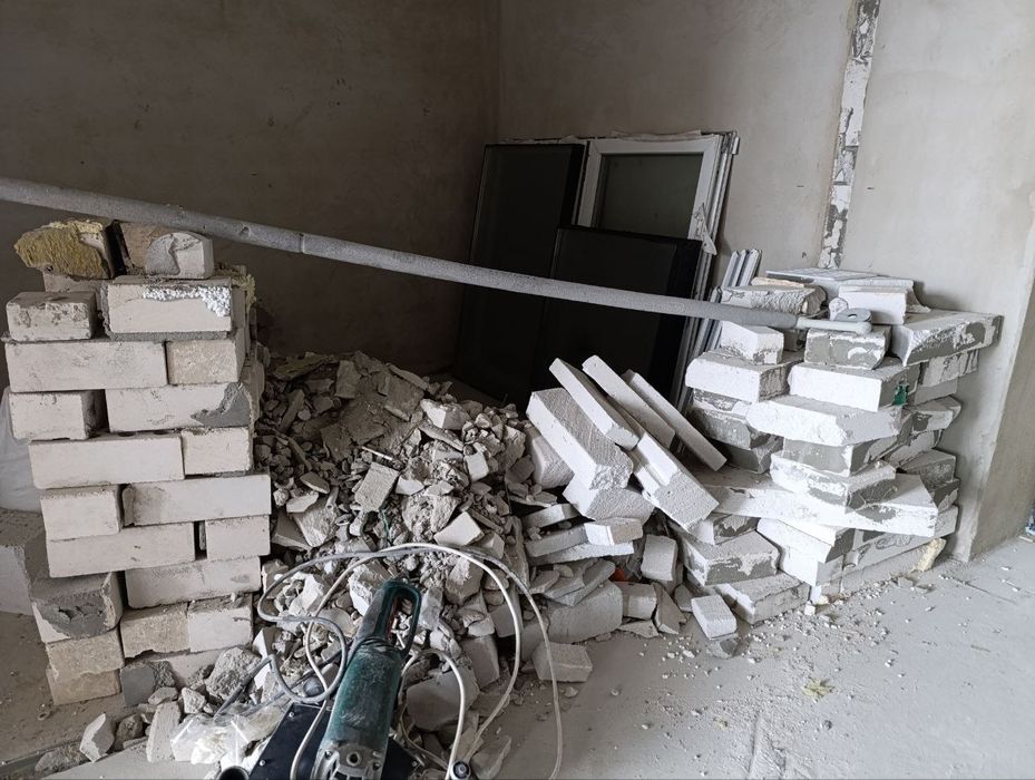 Будівельне сміття строительный мусор кирпич цегла газоблок газобетон