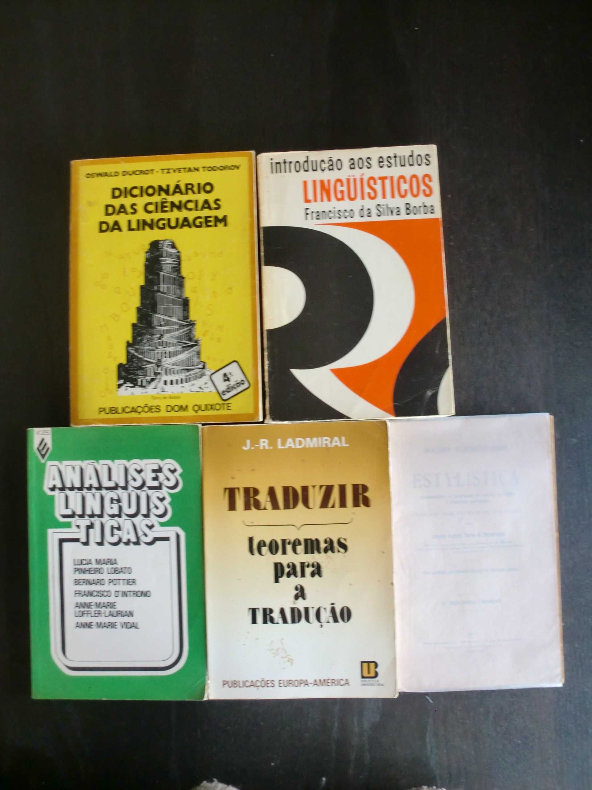 Obras de Linguística - Preços variados