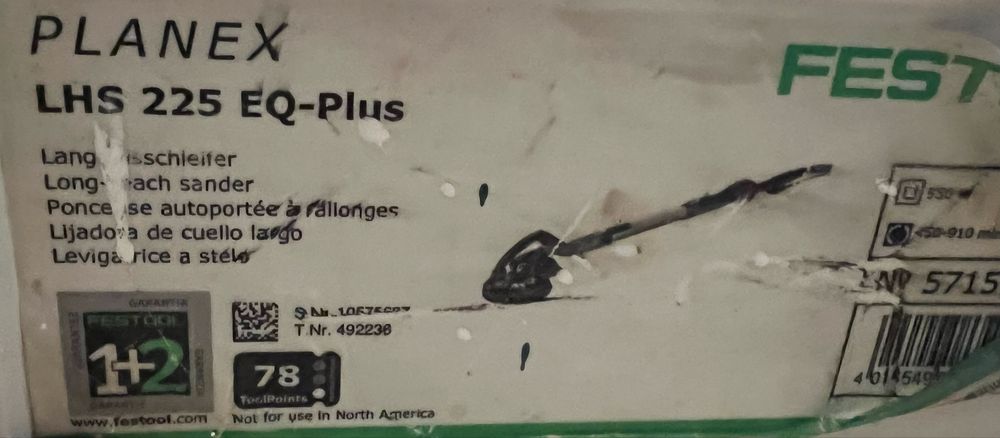 Szlifierka Festool LHS 225 EQ-Plus