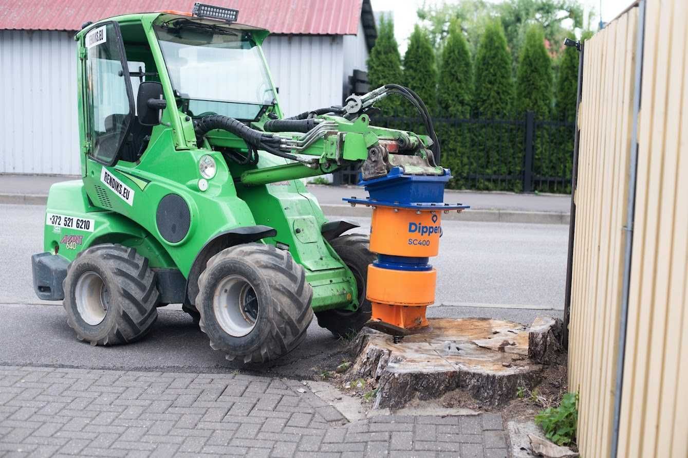 Dipperfox 400 leśna frezarka do pni karczowanie usuwanie