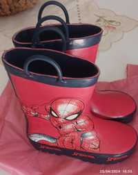 Botas de borracha homem aranha