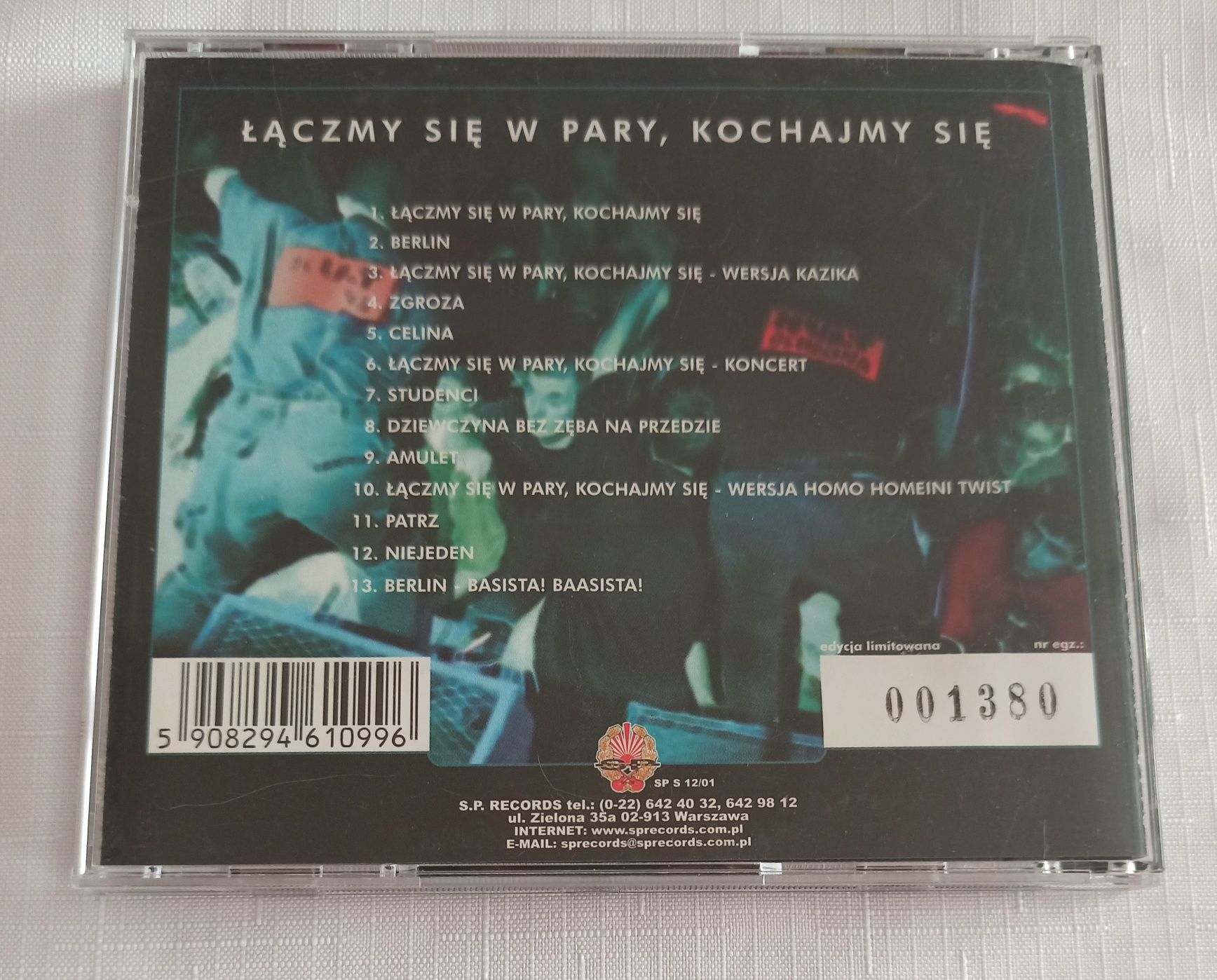 Kult Łączmy się w pary, kochajmy się edycja limitowana CD 2001