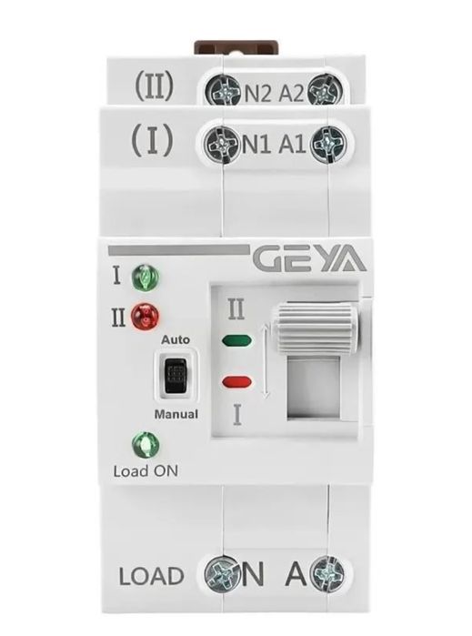Автомат введення резерву Geya G2R-63 2 полюси 25A-40-63A автоматичне п