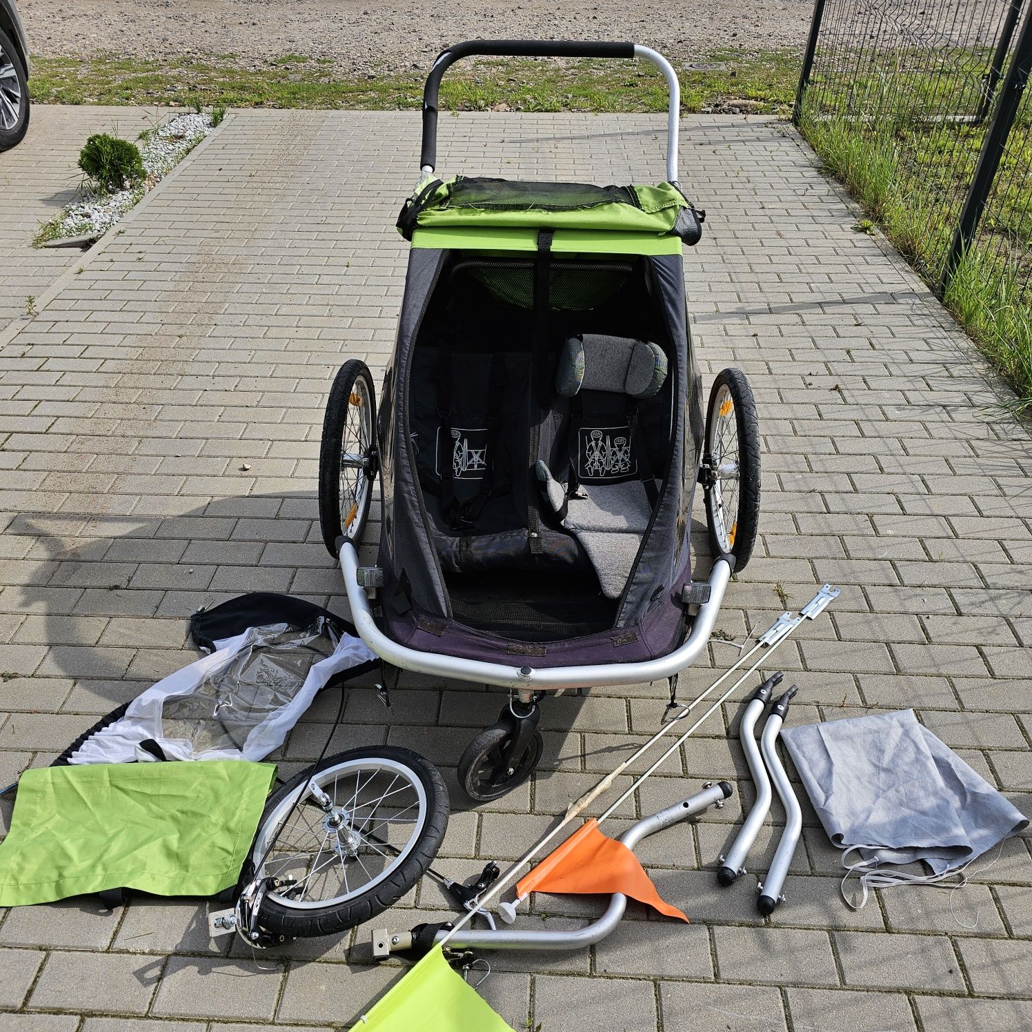Przyczepka rowerowa wozek