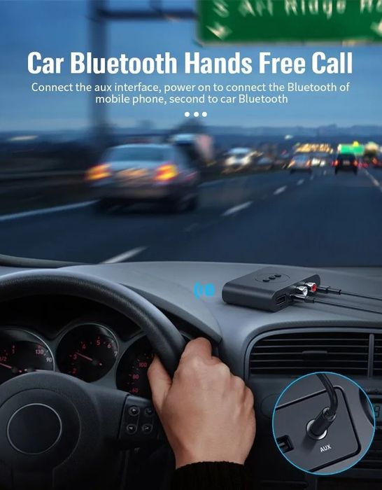 Аудиоприемник BIuetooth 5.0 приймач передавач блютуз ресивер адаптер