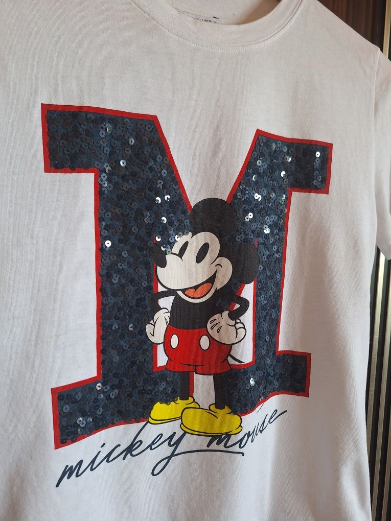 ZARA świetny T-shirt Disney Mickey Mouse  S