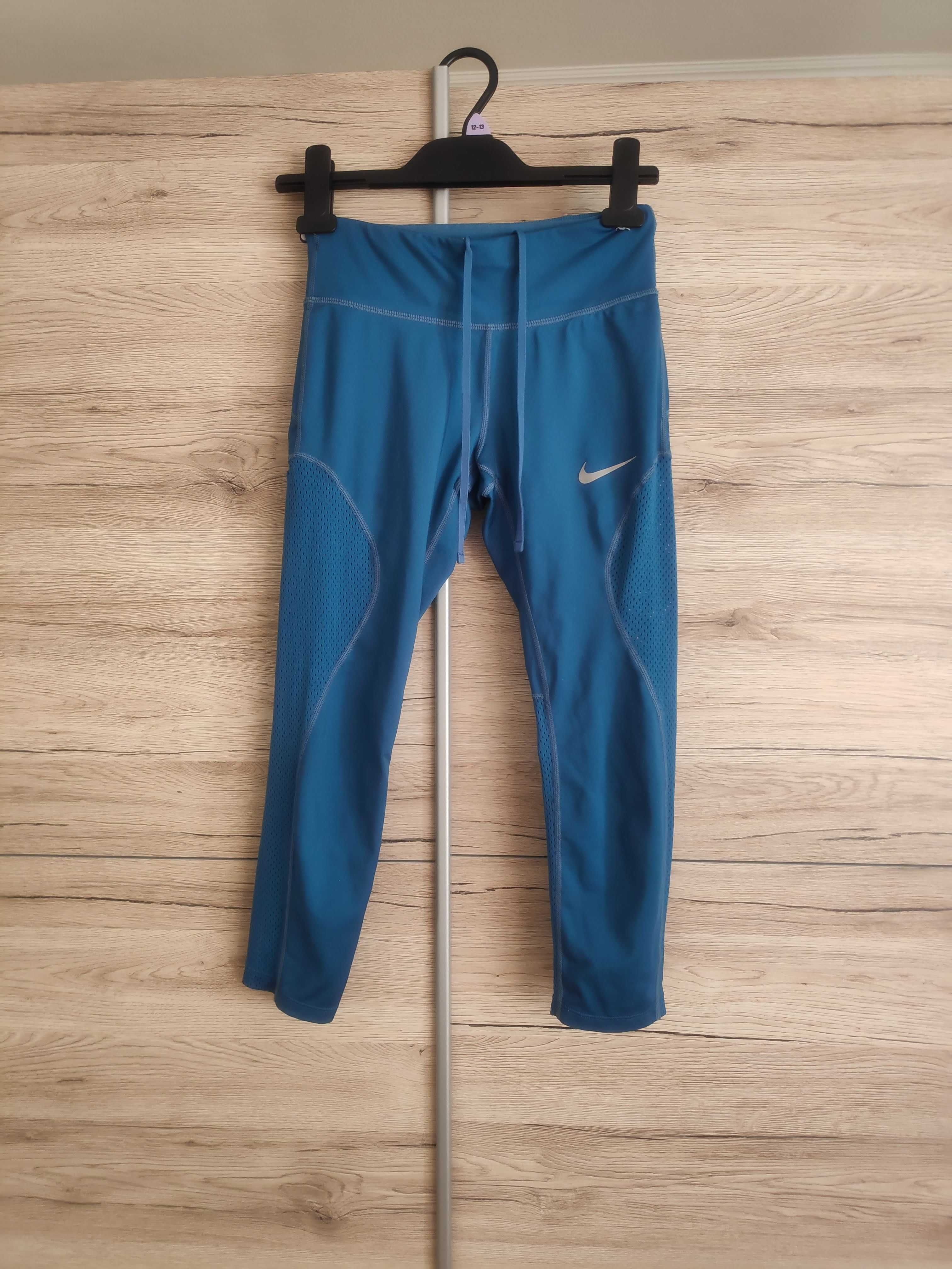 Niebieskie Leginsy Nike XS