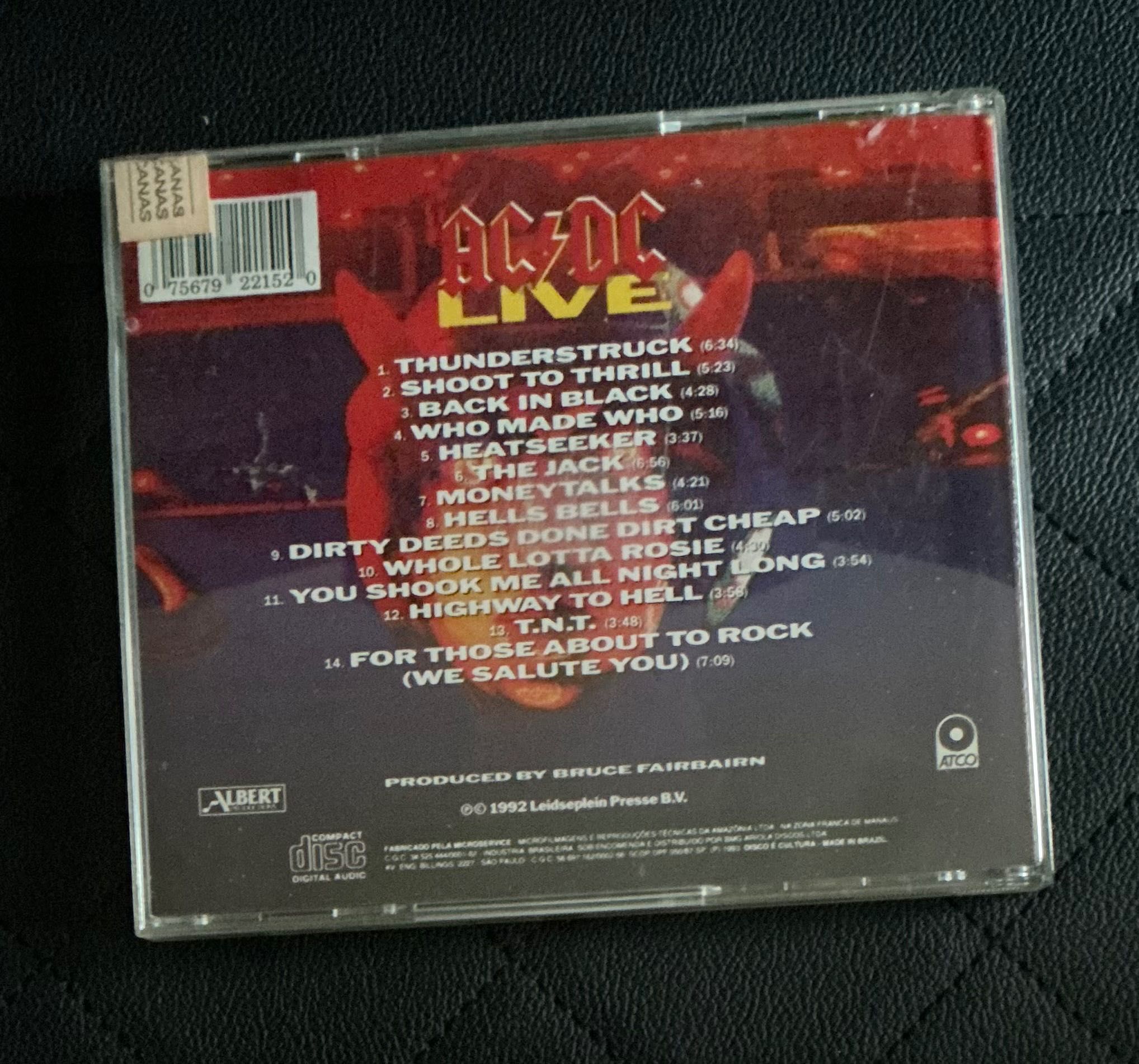 02 CD's do ACDC - Preço IMBATÍVEL!!