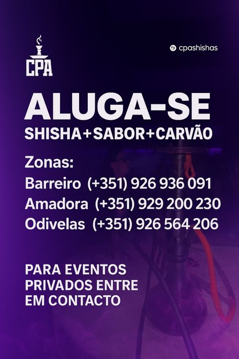 Shisha \  Sabor / carvão