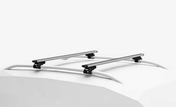 Belki THULE Wingbar 969100 (127 cm) + Thule Raised Rail Evo 710410