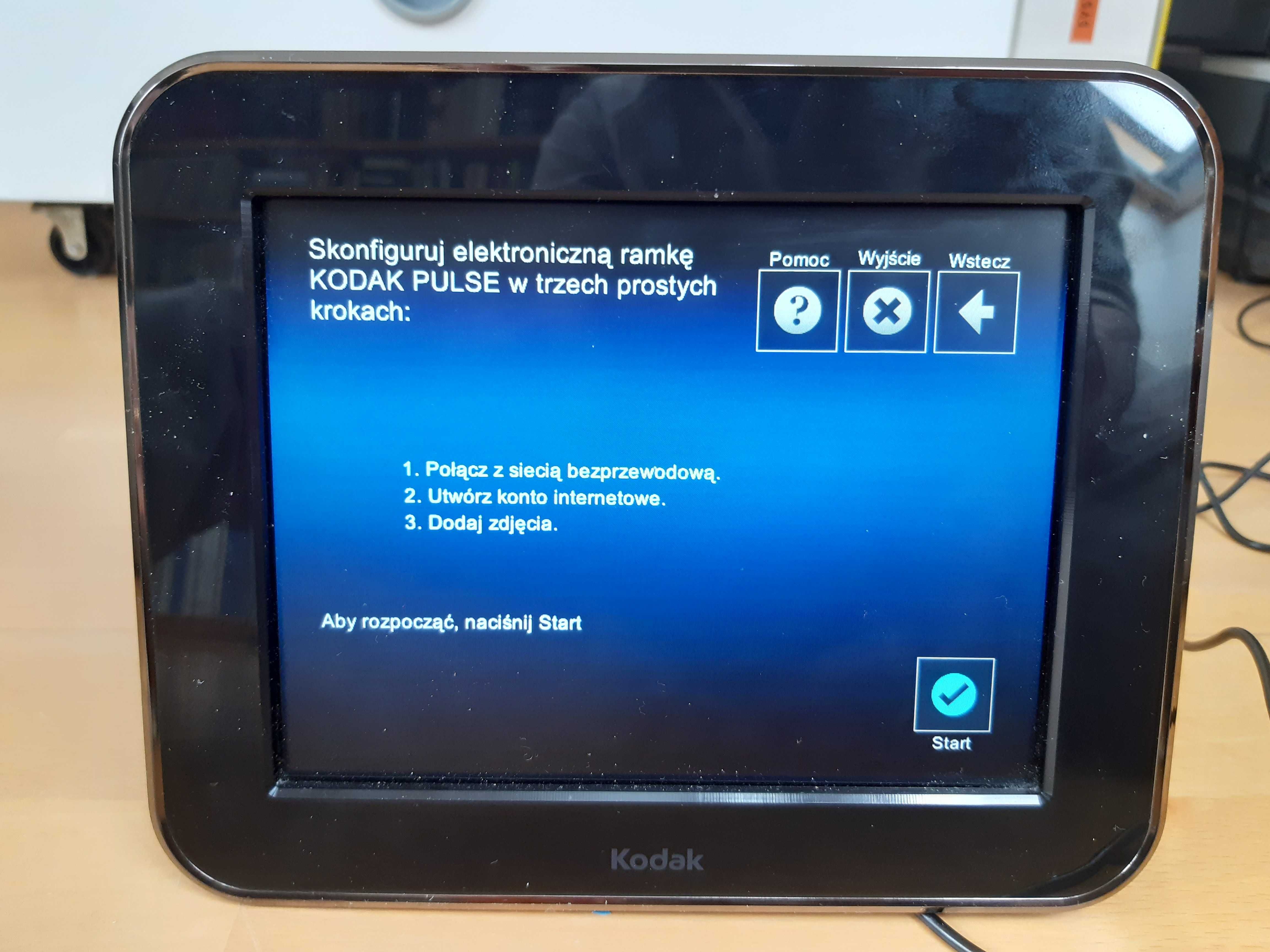 Cyfrowa ramka wifi Kodak Pulse / dotykowy ekran - 7 cali