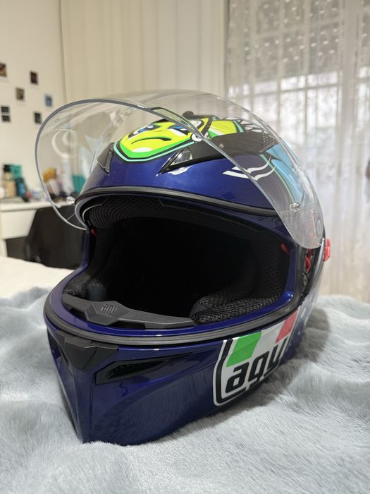 * NOVO * Capacete Agv K3 Sv Misano 2015 Shark Valentino Rossi Tm-XL