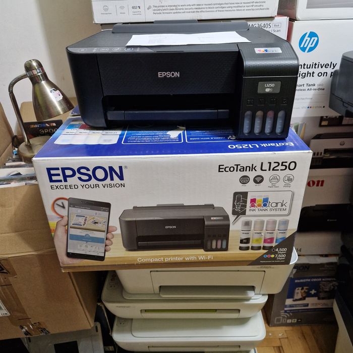 Принтер Epson L1250, кольоровий, Wi-fi, Філіпіни