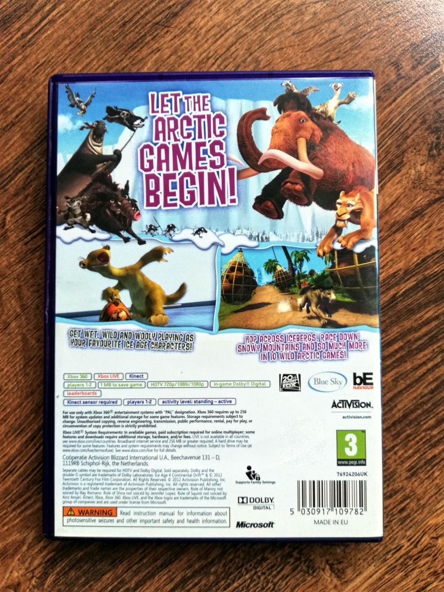 Gra Ice Age 4 Continental Drift Arctic Games XboX 360 Kinect