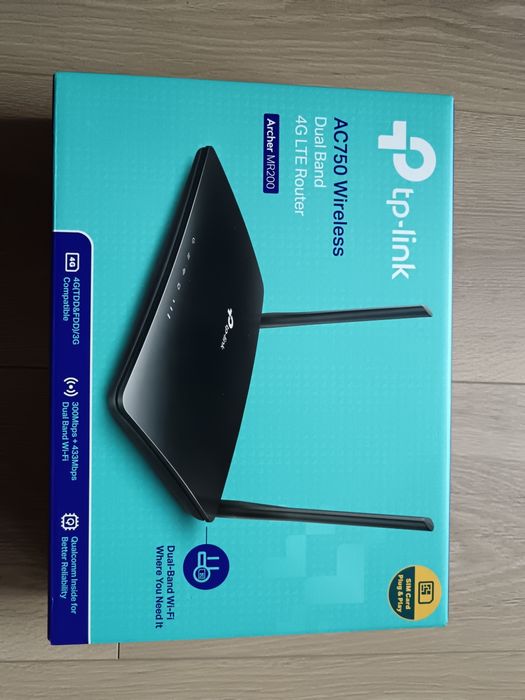 Tp-link Ac750 wirelees dual band 4g lterouter archer mr 200