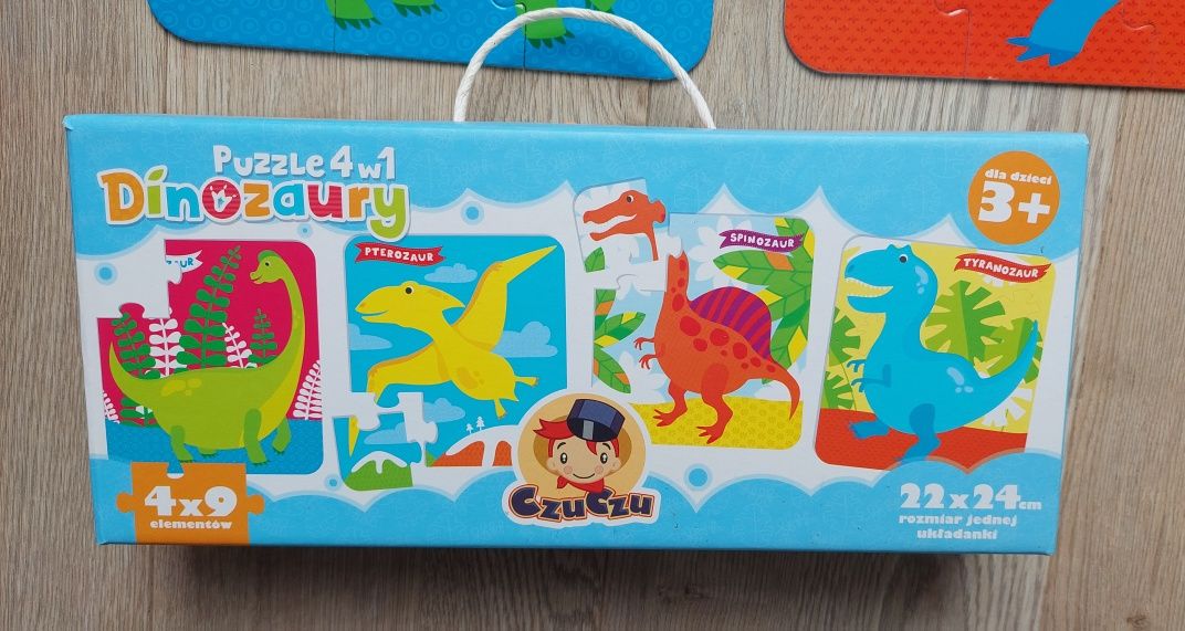 Puzzle Czu Czu dinozaury 3+