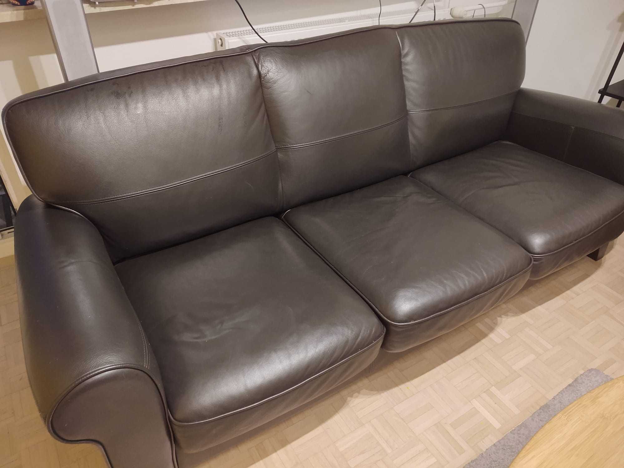 Sofa Skórzana Ystad IKEA 3 osobowa