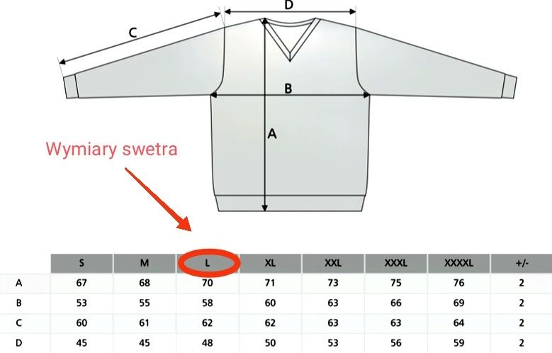 HIT Biaggini sweterek męski (L), 100% bawełna
