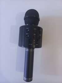 Micro karaoke preto com bluetooth