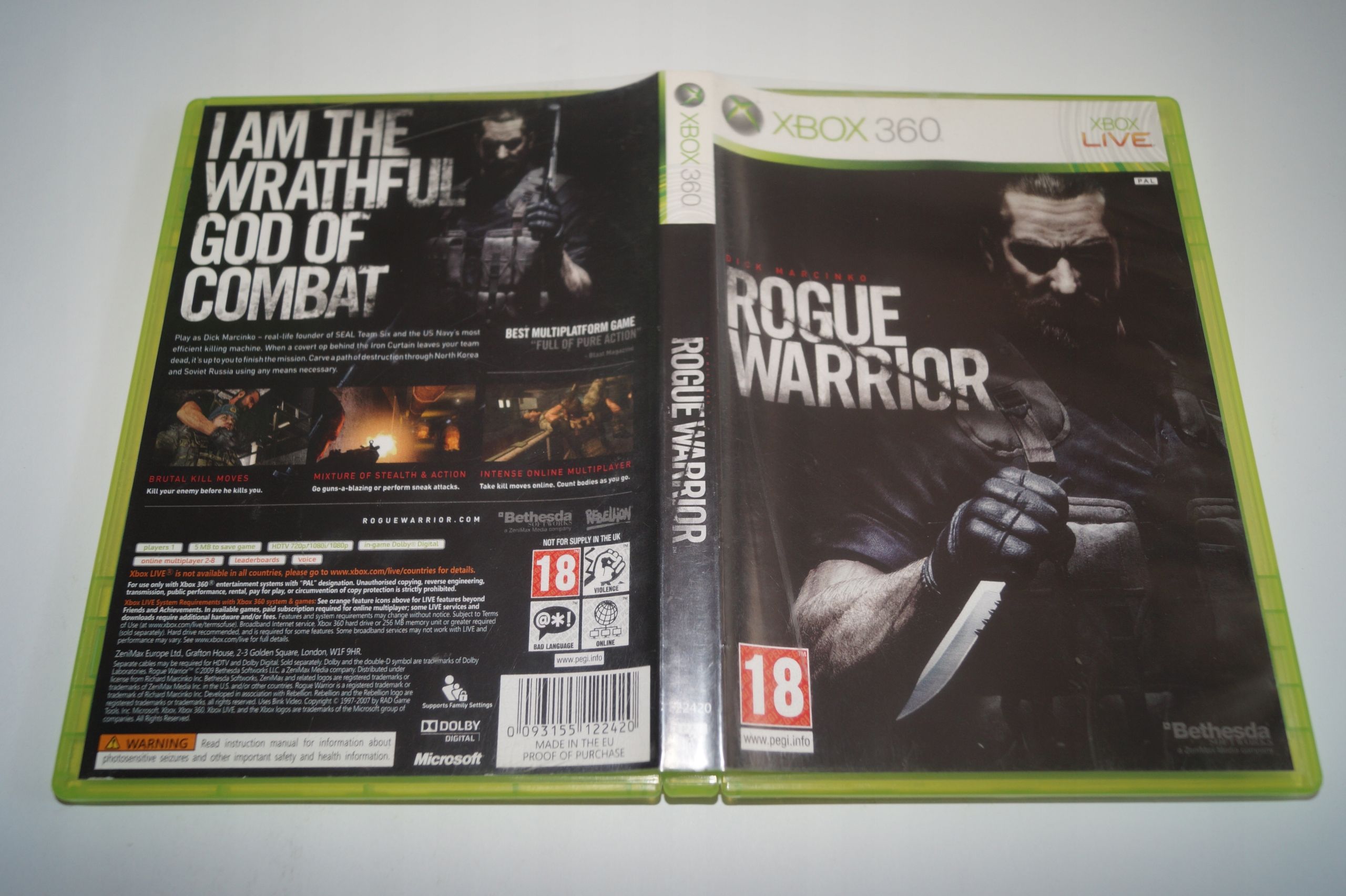 Rogue Warrior Microsoft Xbox 360 Kompletna