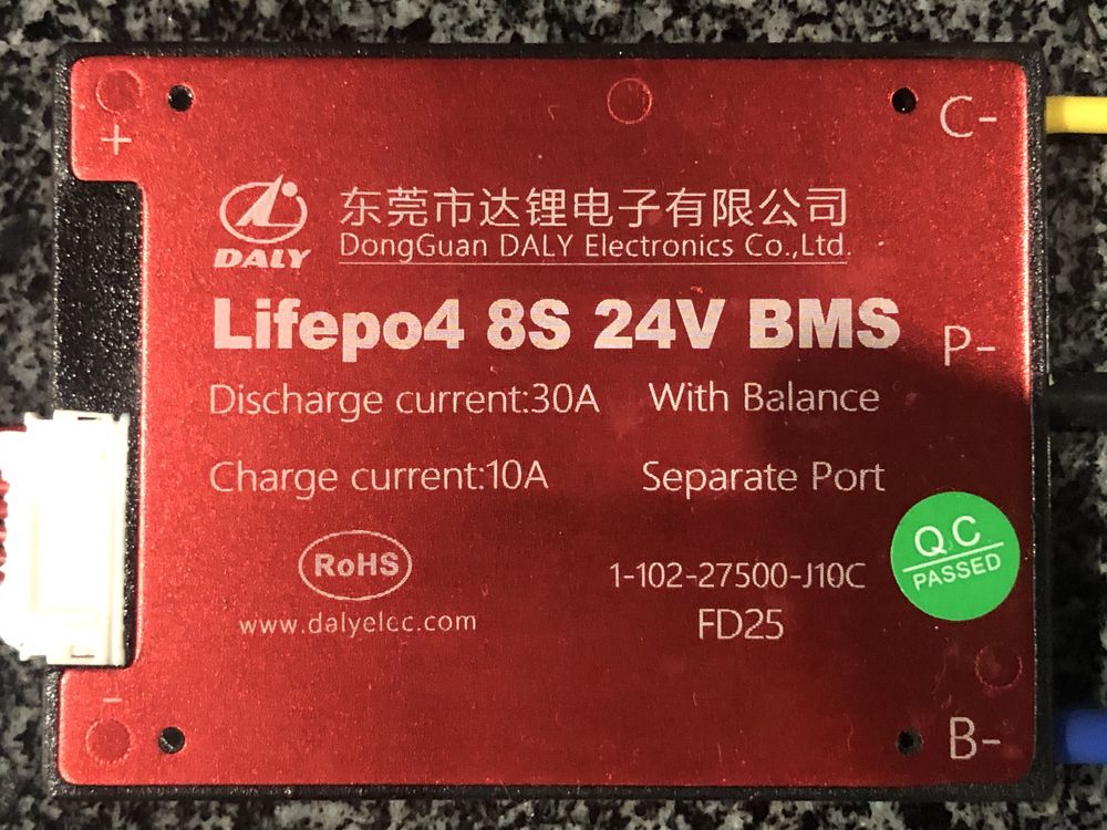 BMS Lifepo4 8S 24volt