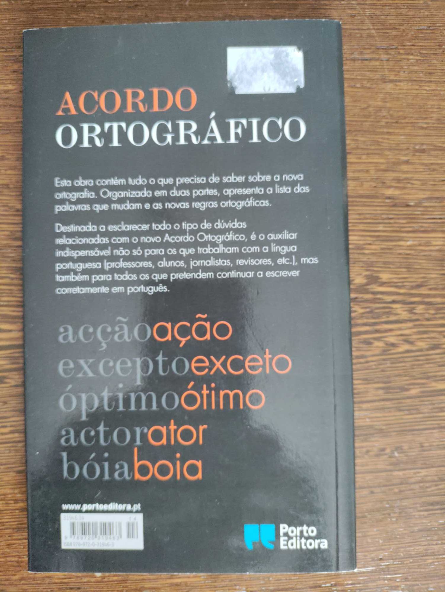 Livro Acordo Ortográfico