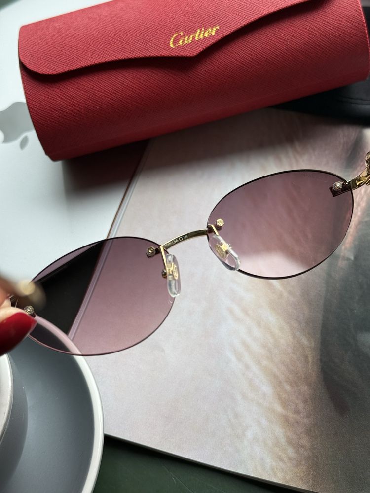 Окуляри Cartier рожеві