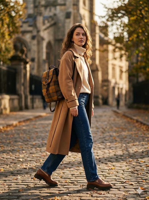 Рюкзак Harris Tweed (Вовна/Шотландія). Вінтаж, стиль Old Money