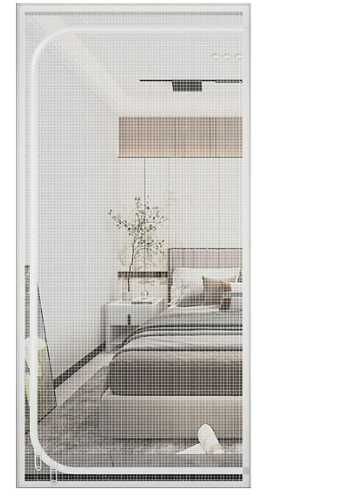 Osłona Na Drzwi Dla kota, Moskitiera Dla Kota 85x195cm