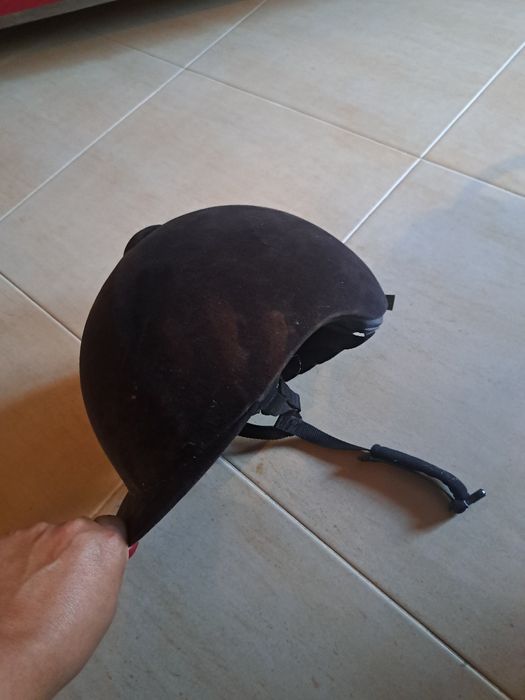 Equitação chapéu (toque) veludo