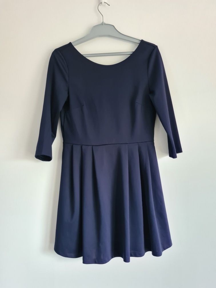 Granatowa sukienka Sinsay XL