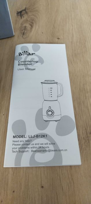 Blender Kielichowy Profesjonalny na blatowy 1.2 L Bear 500 W