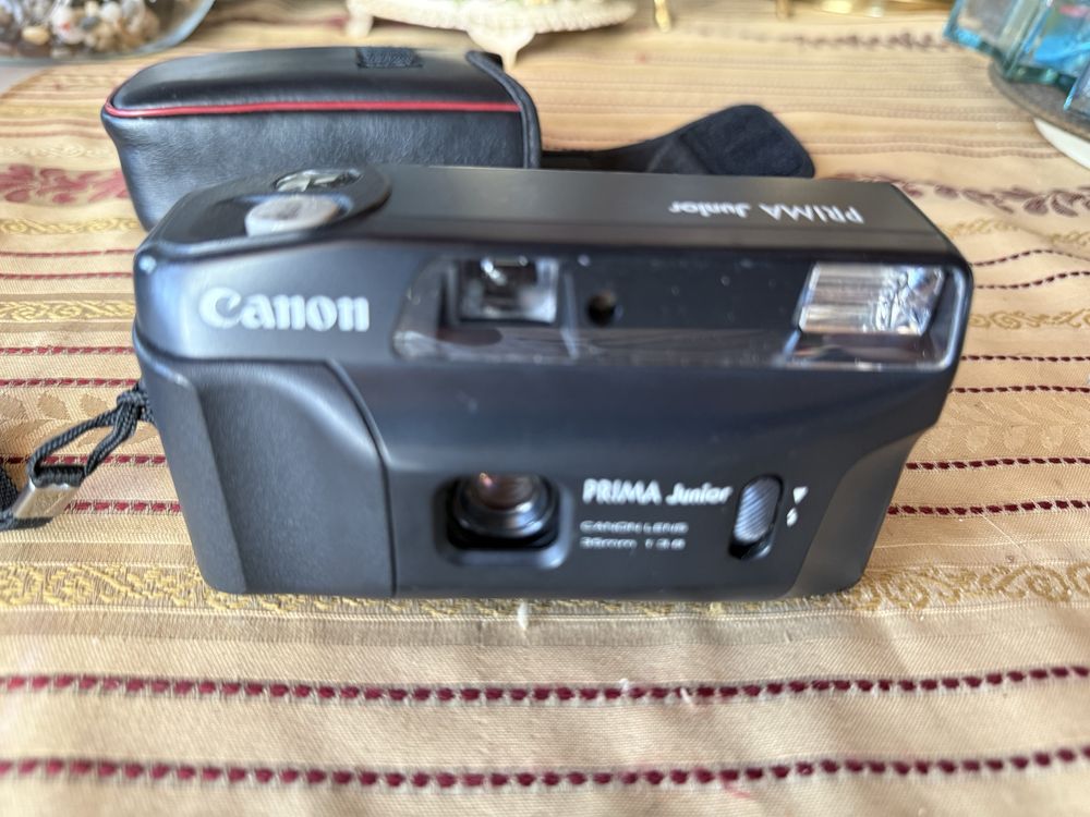 Canon Prima Junior – Câmara Analógica 35mm Compacta | c/ bolsa