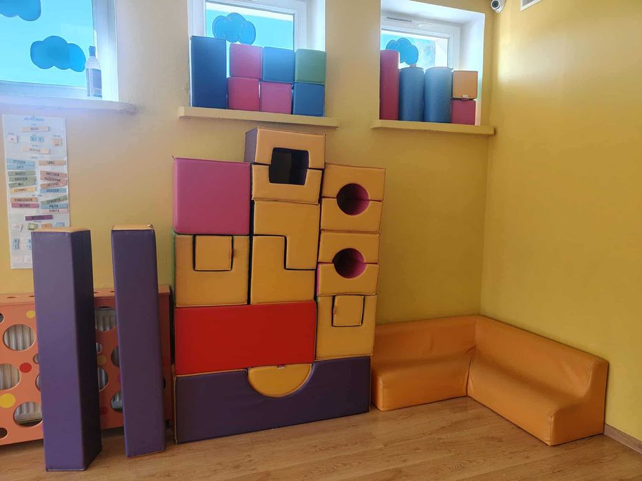 Zestaw dużych klocków piankowych dla dzieci