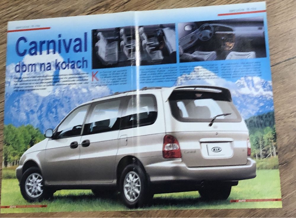 Plakat plakaty reklama kia carnival samochód motoryzacja auto