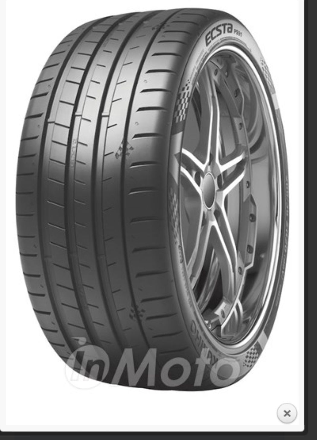 Opony Kumho Ecsta 2x 255/45/19 oraz 2x 285/40/19 BMW X3