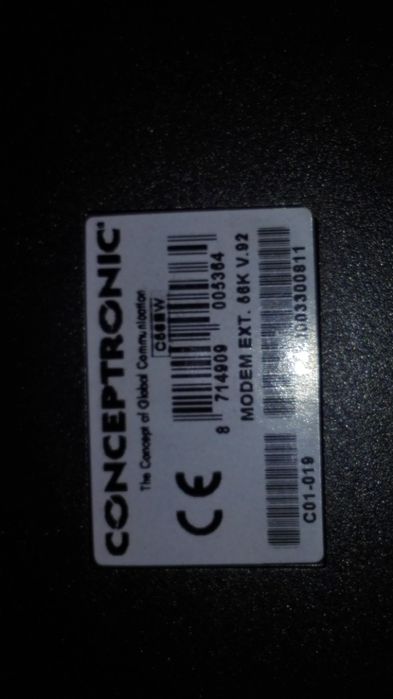 Modem Conceptronic 56kbps voicefax