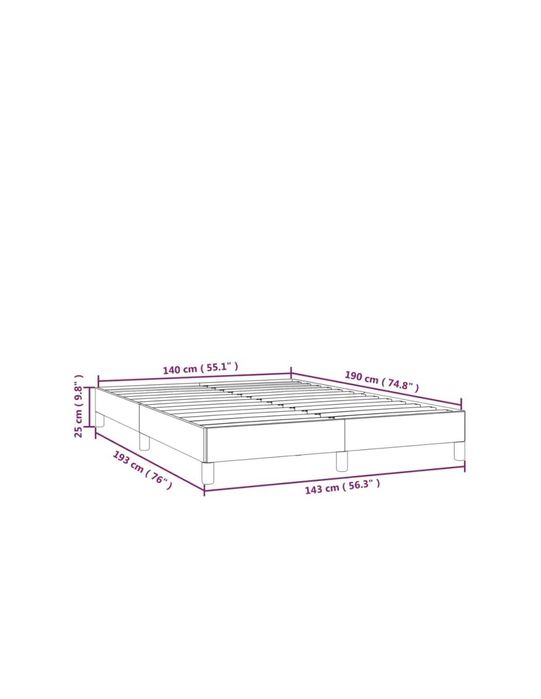 Cama casal completa 140x200 nova