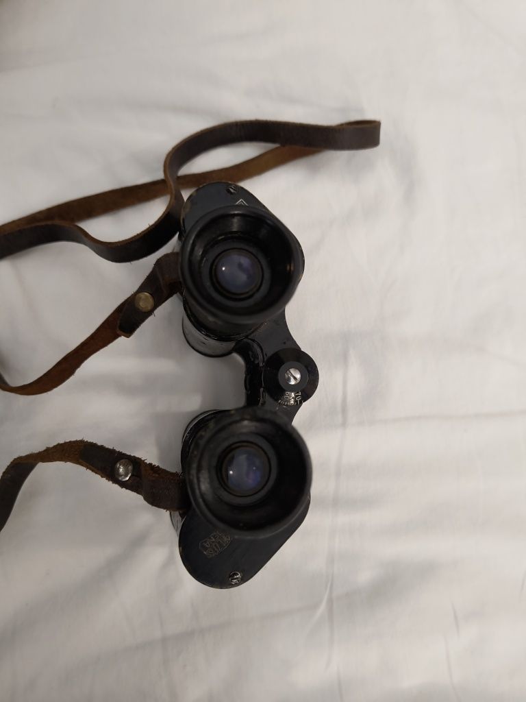 Lornetka carl zeiss jena III rzesza wojskowa pokrowiec