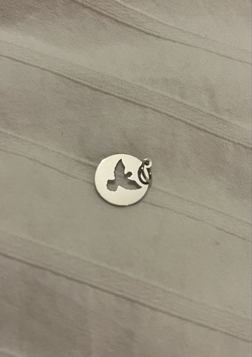 Medalha anjo em prata