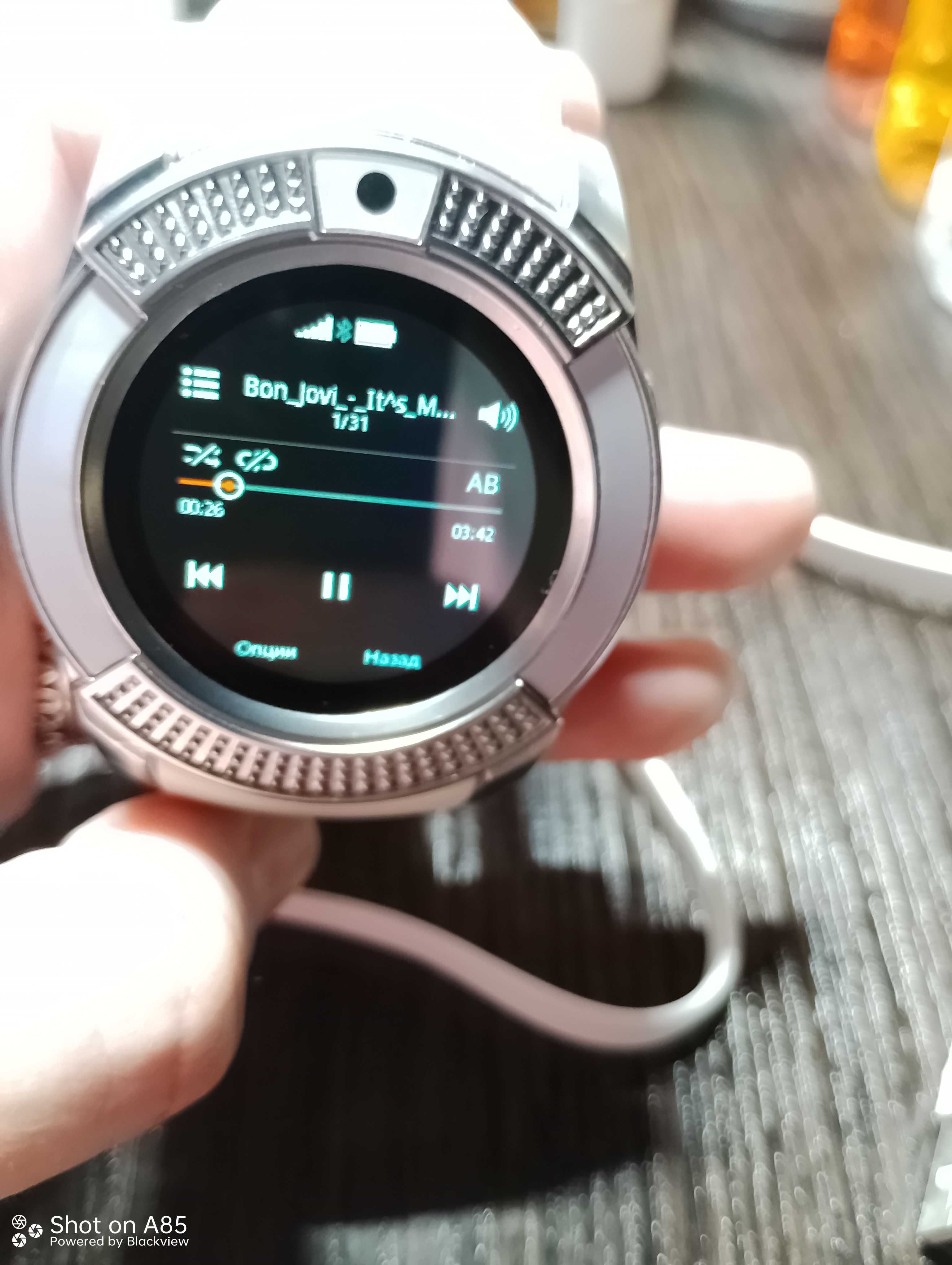 Умные смарт-часы Smart Watch Phone V8 Pink (RO-13676)